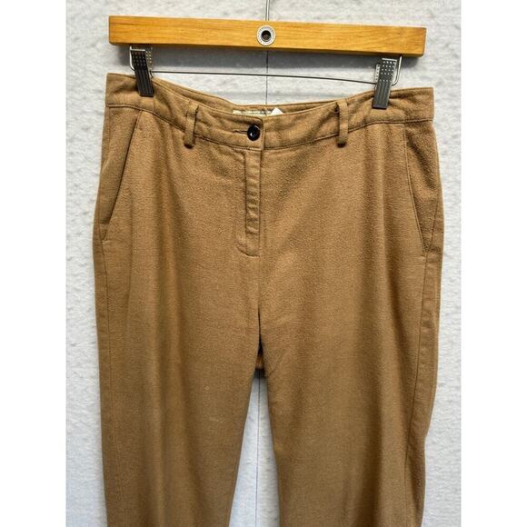 Vintage LL Bean Soft Flannel Women Trousers 6 Reg Lined Classic Fit Straight - Picture 3 of 12